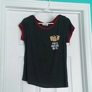 Fries before guys t-shirt